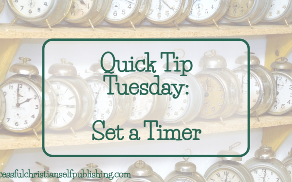 Quick Tip Tuesday: Set a Timer